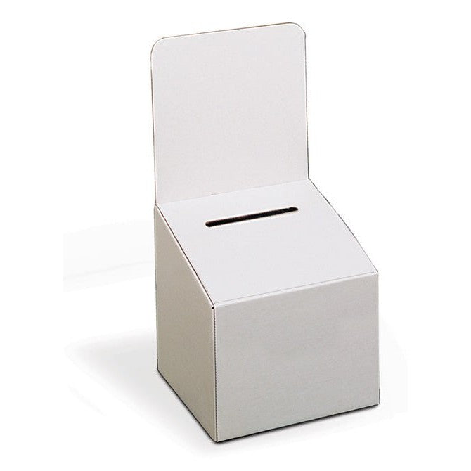 10" x 10" Corrugated Ballot Boxes - Braeside Displays