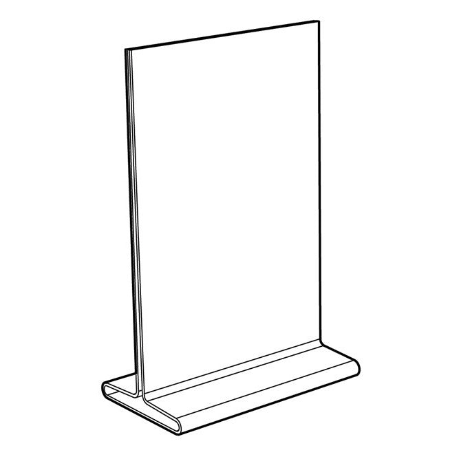 11" X 17" ACRYLIC TOP LOADING DOUBLE SIDED SIGN HOLDER - Braeside Displays