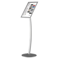 11" x 17" Curved Pedestal Sign Stand - Braeside Displays