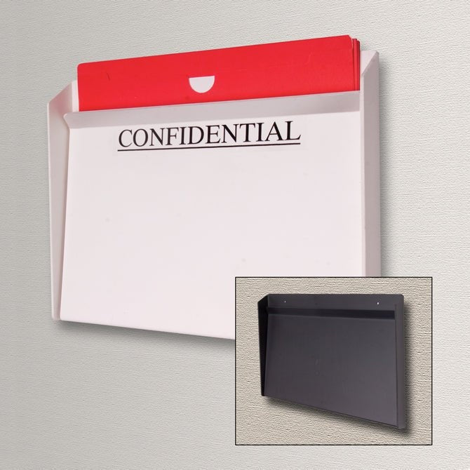 11" X 8-1/2" HIPAA SNAP-TIGHT FILE HOLDERS - Braeside Displays