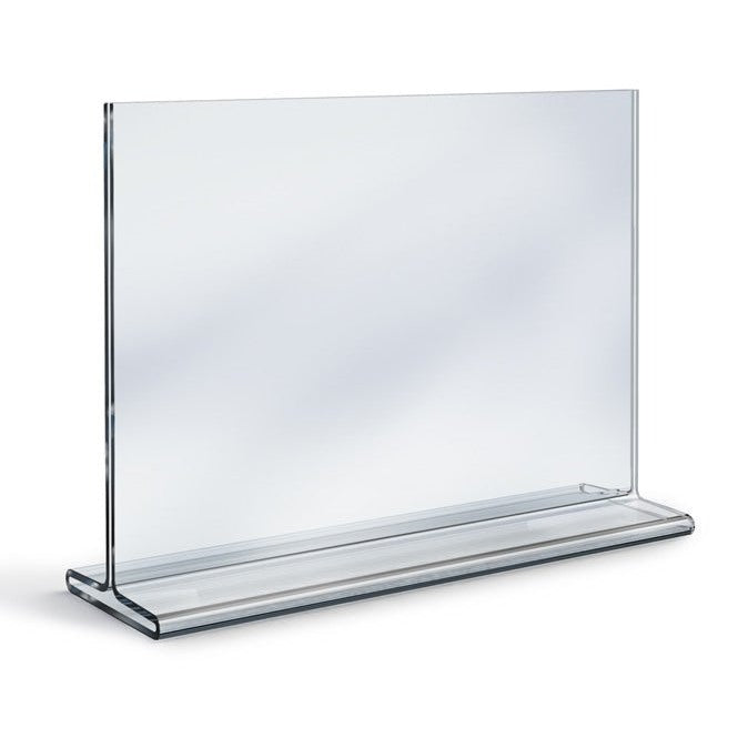 14" X 11" ACRYLIC TOP LOADING DOUBLE SIDED SIGN HOLDER - Braeside Displays