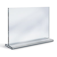 14" X 11" ACRYLIC TOP LOADING DOUBLE SIDED SIGN HOLDER - Braeside Displays