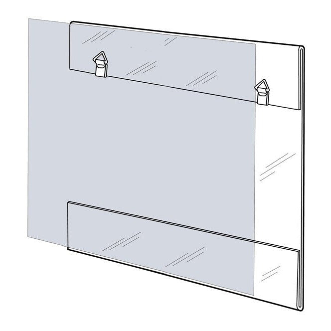 14" X 11" SIDE LOADING ACRYLIC WALL FRAME - Braeside Displays