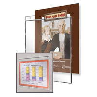 14" X 11" TOP LOADING ACRYLIC WALL FRAME - Braeside Displays