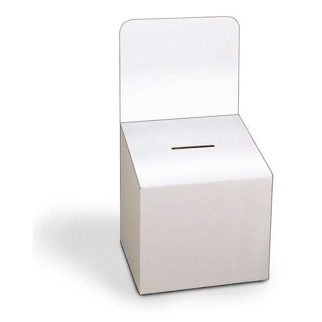 14" x 14" Large Corrugated Ballot Box - Braeside Displays