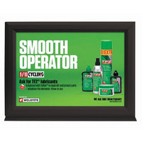 17" X 11" COUNTERTOP SLIDE-IN ALUMINUM SIGN FRAME, BLACK - Braeside Displays