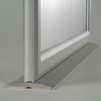17" X 11" COUNTERTOP SLIDE-IN ALUMINUM SIGN FRAME, BLACK - Braeside Displays