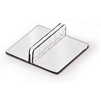 2" CLEAR MINI CARD HOLDER, VERTICAL - Braeside Displays