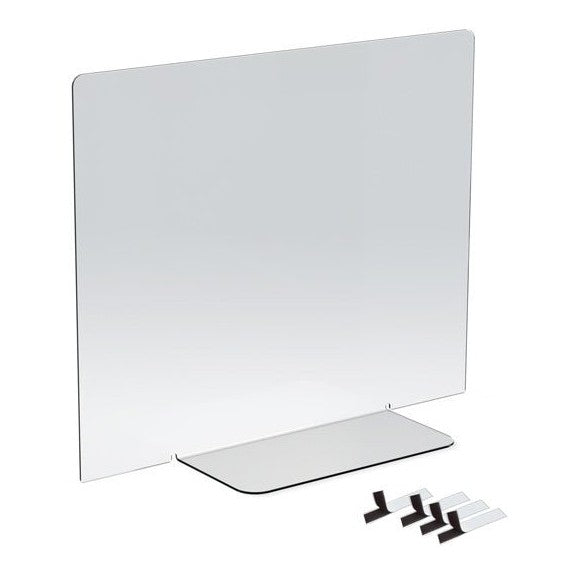 23.5" x 30.5" Countertop Sneeze Guard, Protective Register Safety Shield - Braeside Displays