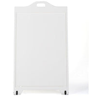 24" x 36" Double-Sided StreetPro Sidewalk Sign, White - Braeside Displays