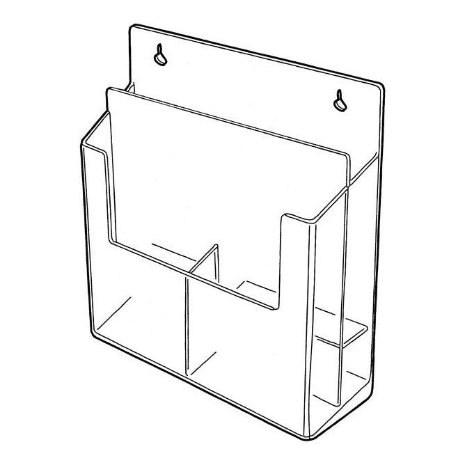 3 POCKET CONVERTIBLE LITERATURE HOLDER - Braeside Displays