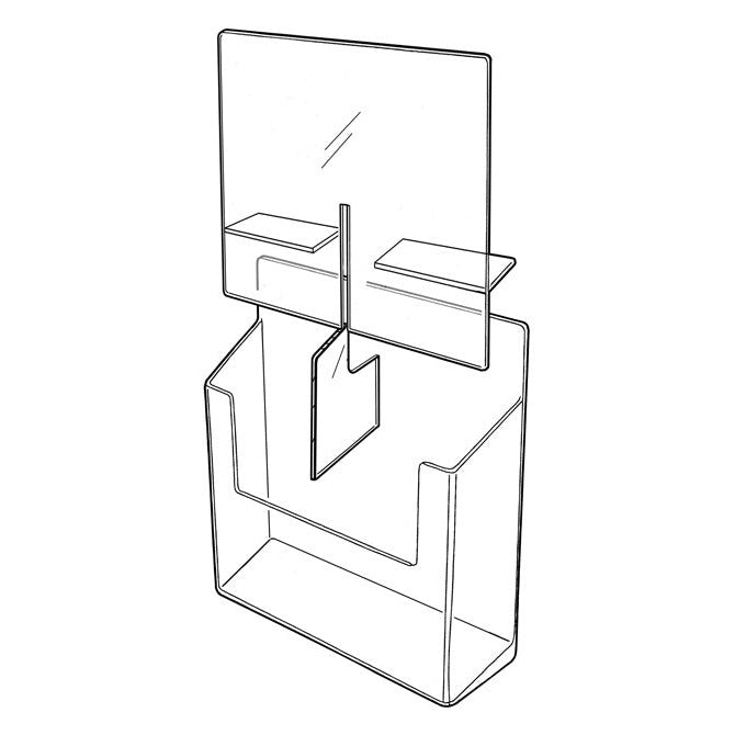 3 POCKET CONVERTIBLE LITERATURE HOLDER - Braeside Displays