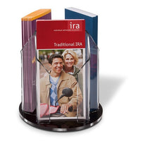 3 Pocket Rotating Brochure Holder - Braeside Displays