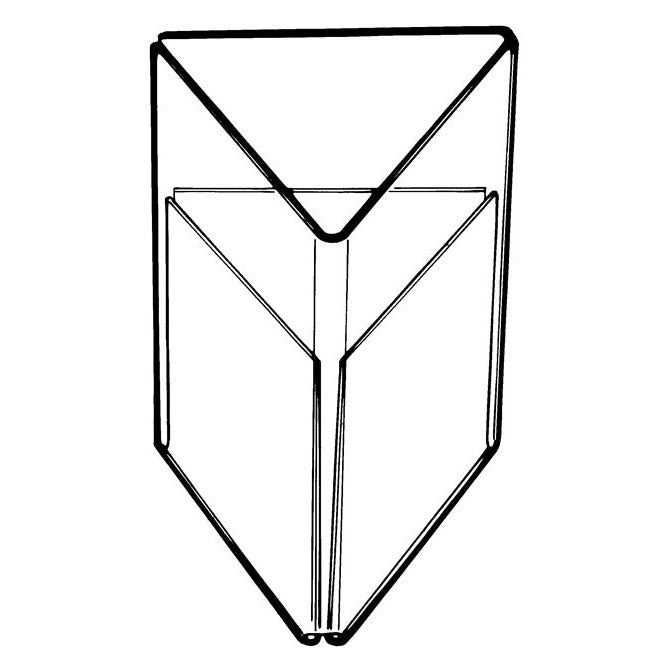 4" X 6" THREE SIDED ACRYLIC SIGN HOLDER - Braeside Displays