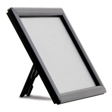 5" x 7" Convertible Sign Snap Frame, Black, Optional Counter Support - Braeside Displays