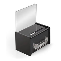 6" x 4" Mini Acrylic Ballot Box, Black - Braeside Displays