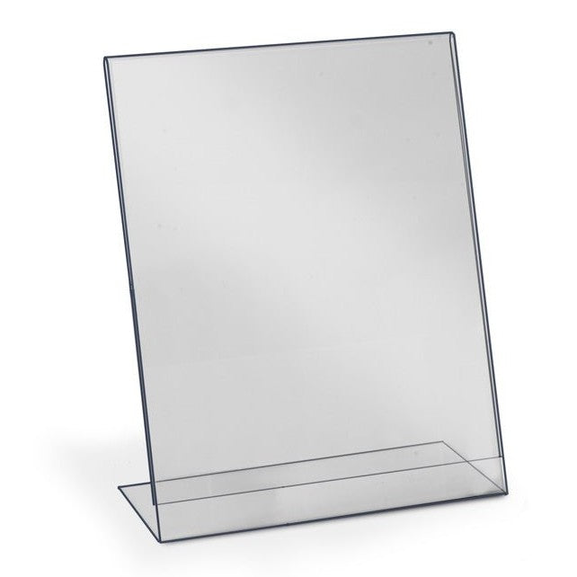 6" X 9" ACRYLIC SLANT BACK SIGN HOLDER - Braeside Displays