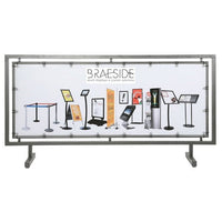 65" x 24" Outdoor Banner Frame - Braeside Displays