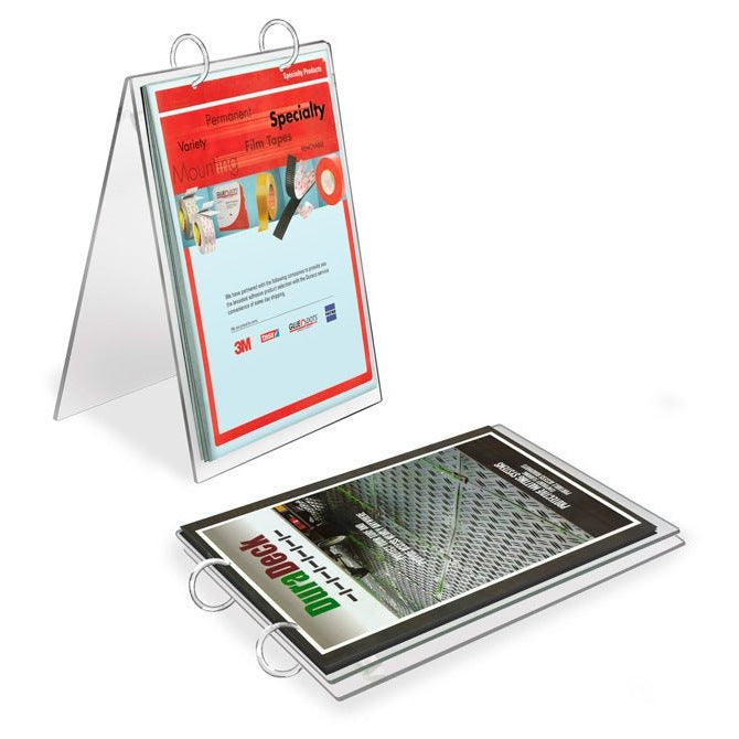 8-1/2" x 11" Foldable Binder Display - Braeside Displays