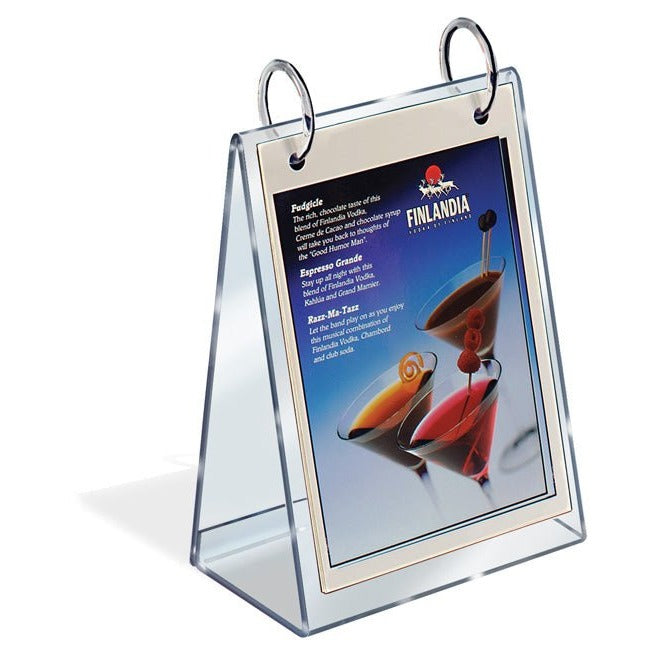 8-1/2" x 11" Tabletop Flip Chart A-Style - Braeside Displays