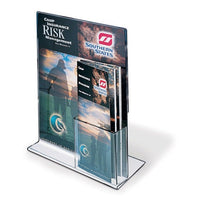 8-1/2" X 11" UPRIGHT SIGN/BROCHURE HOLDER COMBO - Braeside Displays