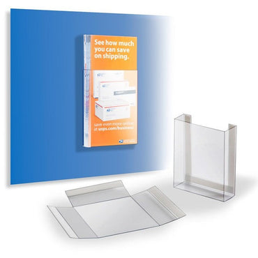 8-1/2" X 7" PEEL & STICK POCKET, UNFOLDED - Braeside Displays