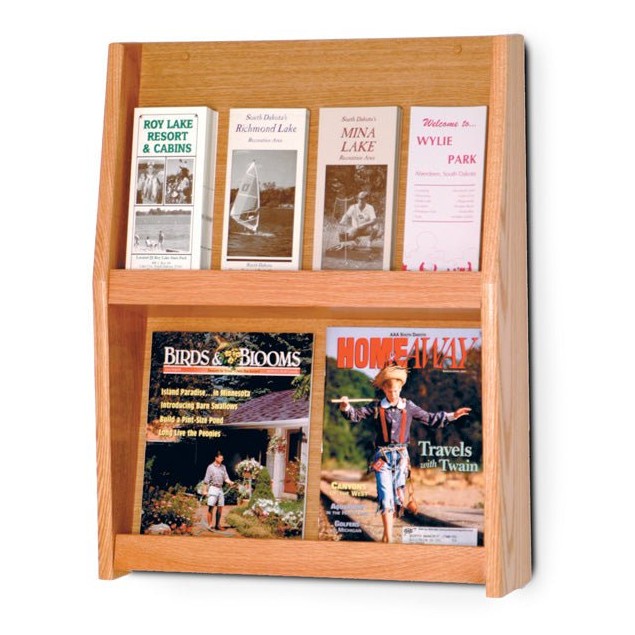 8 POCKET, 2 SHELF LITERATURE DISPLAY - Braeside Displays