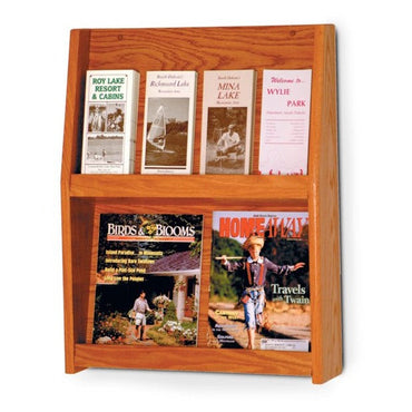 8 POCKET, 2 SHELF LITERATURE DISPLAY - Braeside Displays