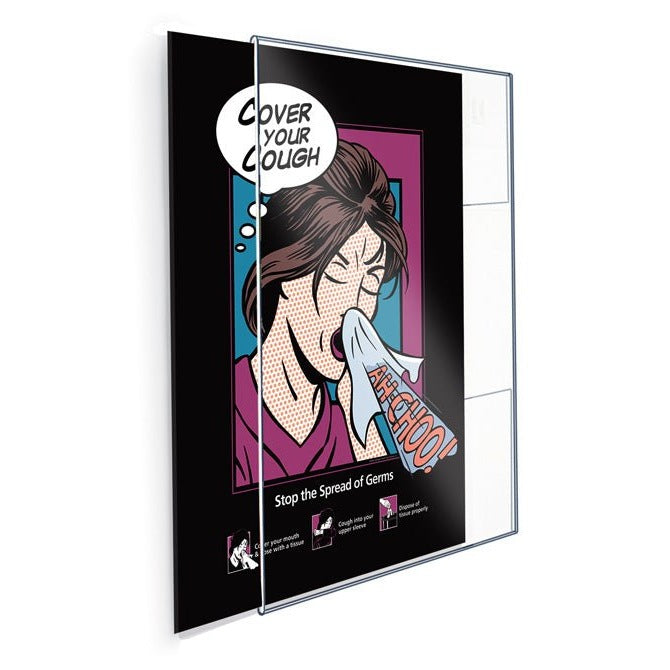 8" X 10" SIDE LOADING ACRYLIC WALL FRAME - Braeside Displays