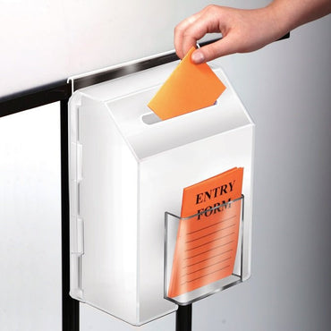 8.5" x 11" Add-On Ballot Box - Braeside Displays