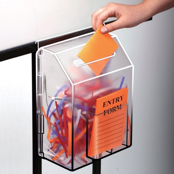 8.5" x 11" Add-On Ballot Box - Braeside Displays