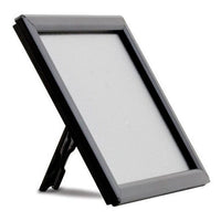 8.5" x 11" Convertible Sign Snap Frame, Black, Optional Counter Support - Braeside Displays