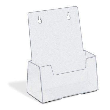 FOLD & SNAP BI-FOLD BROCHURE HOLDER, 6"W, FROSTED - Braeside Displays