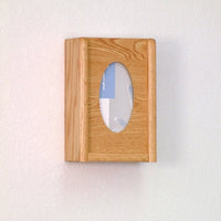 Single-Compartment Oak Exam Glove Dispensers - Braeside Displays