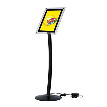 11" x 17" LED-Lit Acrylic Sign Frame Stand - Braeside Displays