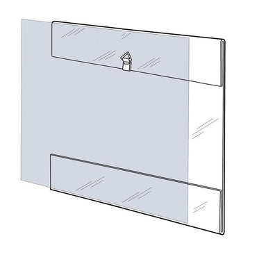 11" X 8-1/2" SIDE LOADING ACRYLIC WALL FRAME - Braeside Displays