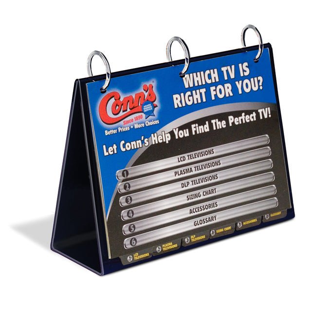 11" x 8-1/2" Tabletop Flip Chart A-Style - Braeside Displays