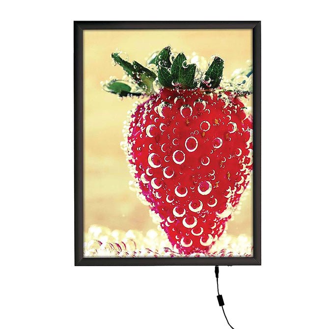 18" x 24" Smart LED Light Box Illuminated Poster Snap Frame - Braeside Displays