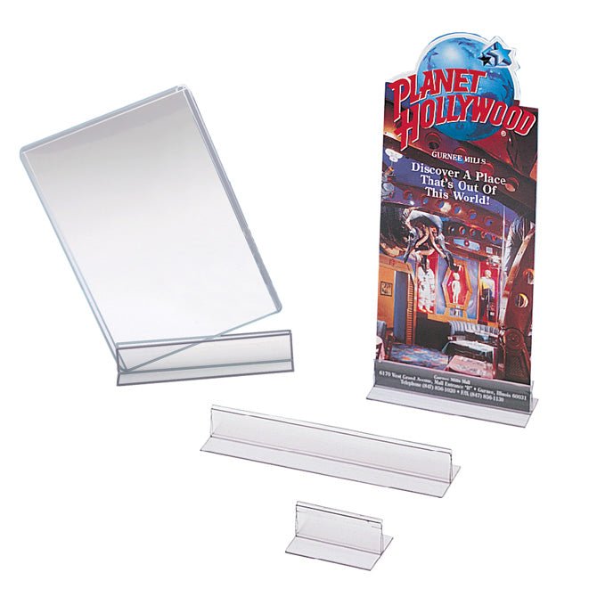 2" CLEAR CARD HOLDER - Braeside Displays