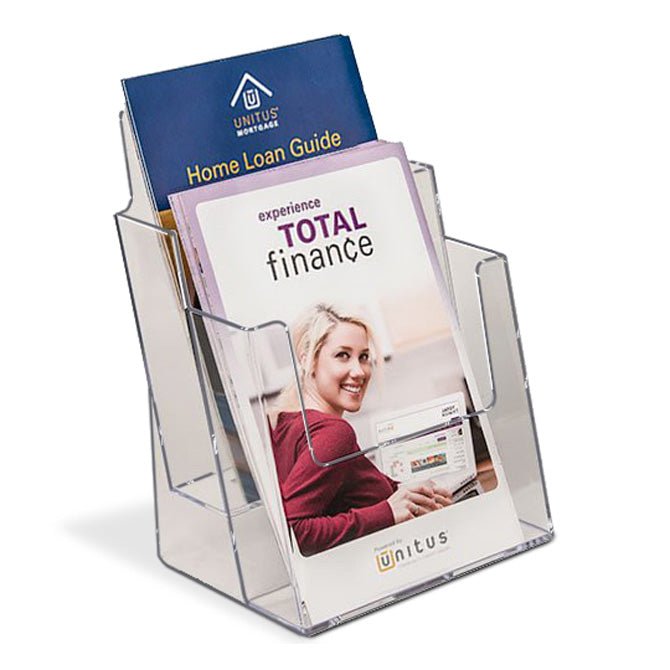 2 POCKET 2-TIER BI-FOLD HOLDER - Braeside Displays