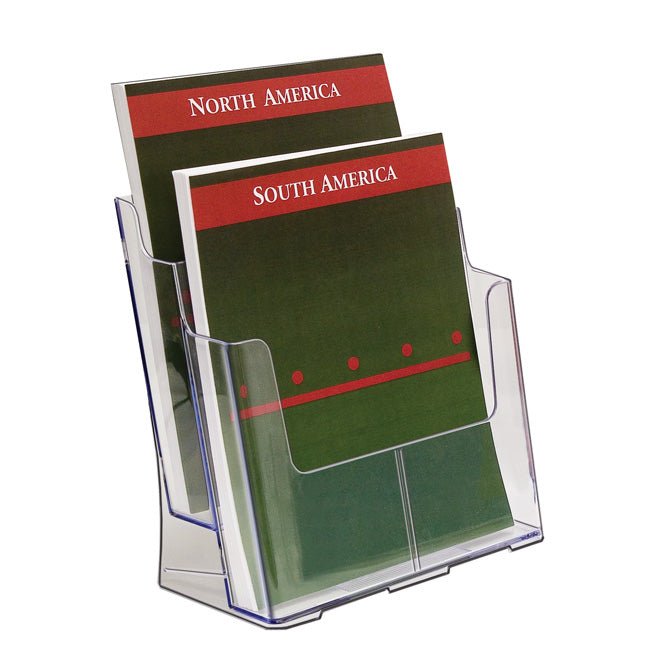 2 POCKET 2-TIER DEEP CATALOG HOLDER - Braeside Displays