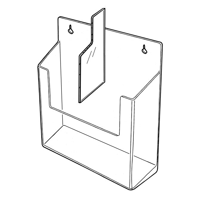 2 Pocket Add-On Literature Holder - Braeside Displays