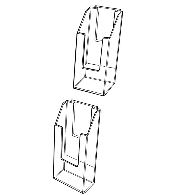 2 POCKET INTERLOCKING TRI-FOLD HOLDER - Braeside Displays