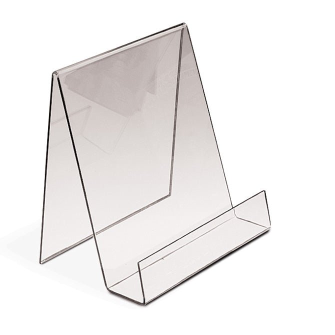 2" x 2-1/2" Acrylic J Stand with Lip - Braeside Displays