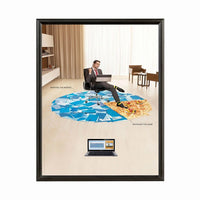 22" x 28" Slim Profile Snap Poster Frame, 1" Profile - Braeside Displays