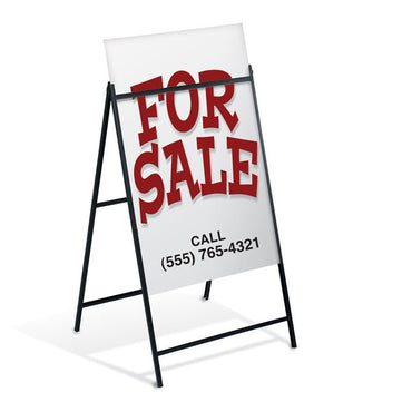 24" x 36" Deluxe Metal Sidewalk Sign Kit - Braeside Displays