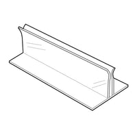 4" CLEAR CARD HOLDER - Braeside Displays