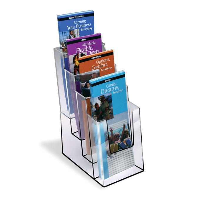 4 POCKET 4-TIER TRI-FOLD HOLDER - Braeside Displays