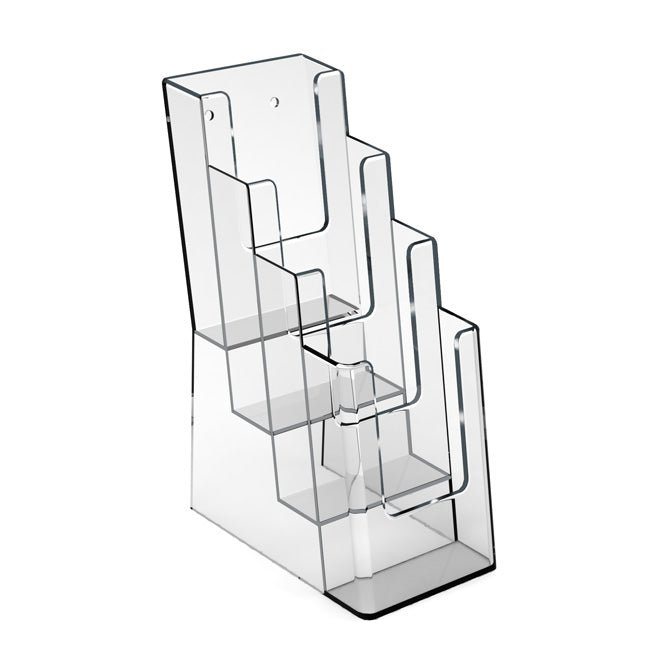 4 POCKET 4-TIER TRI-FOLD HOLDER - Braeside Displays