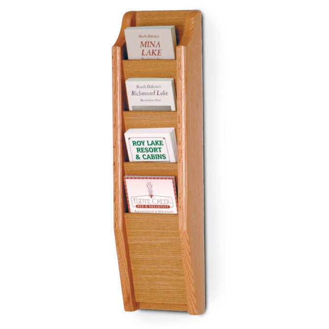 4 POCKET BROCHURE WALL RACK - Braeside Displays